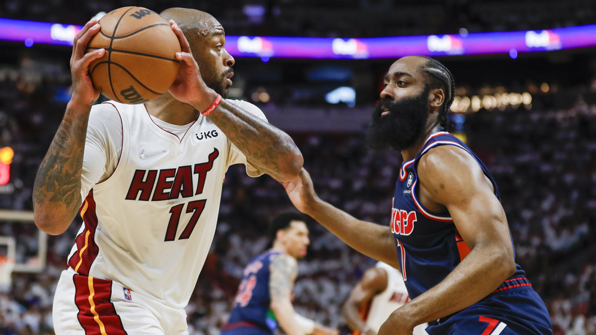 PJ Tucker and James Harden